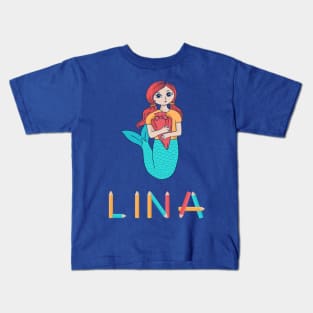 Enlaporation Mermaid Lina Kids T-Shirt